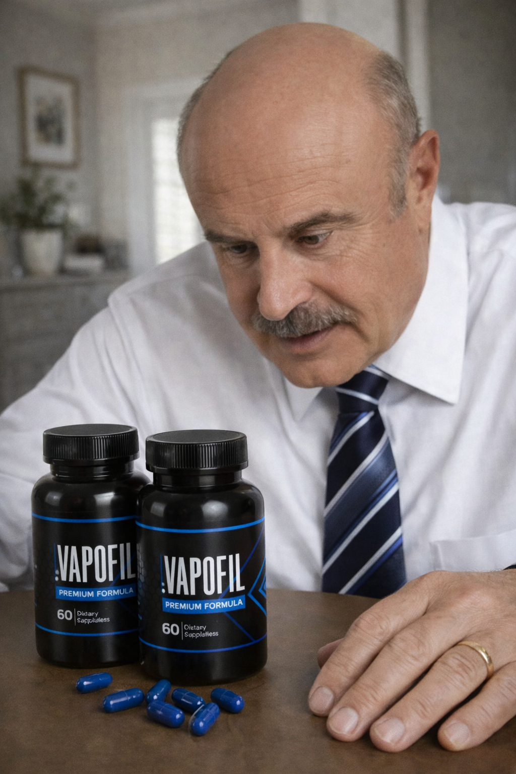 Dr. Phil reviewing Vapofil formula